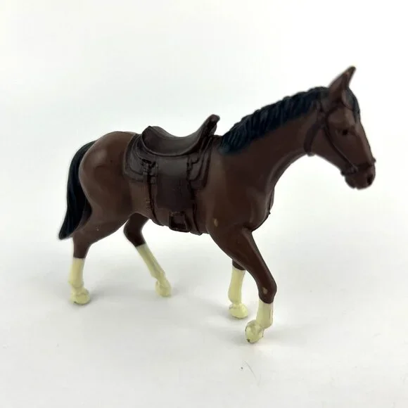 Popak New Ray Plastic Toy Horse Figures Set of 4 PVC - Picture 3 of 16